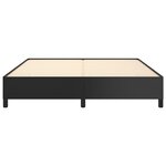 vidaXL Cadre de lit sans matelas noir 160x200 cm similicuir