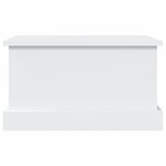 vidaXL Coffre de rangement Blanc 50x30x28 cm Bois d'ingénierie