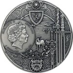 TIME OF CONTEMPT The Witcher 2 Once Argent Coin 5 Dollars Niue 2022