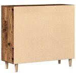 vidaXL Buffet vieux bois 90x34x80 cm bois d'ingénierie
