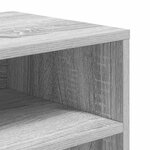vidaXL Bibliothèque sonoma gris 66x31x80 cm bois d'ingénierie