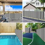 vidaXL Filet brise-vue anthracite et blanc 1 2x10 m PEHD 195 g/m²