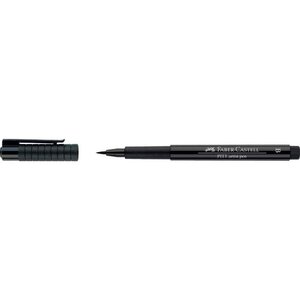 Feutre encre de chine pitt artist pen pointe pinceau 0 1 mm noir x 10 faber-castell
