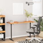 vidaXL Dessus de bureau 140x60x2 5 cm rectangulaire bois massif acacia