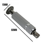 Lot de 10 pitons douilles escamotables en inox Ø 12 mm