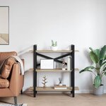 vidaXL Étagère Chêne Sonoma 100 x 33 5 x 102 cm Bois d'ingénierie