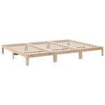 VidaXL Cadre de lit familial sans matelas 270x200cm bois massif de pin
