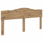 vidaXL Tête de lit Chêne artisanal 180 cm Bois d'ingénierie