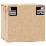 vidaXL Armoire murale 31 5x30x30 cm Bois de pin massif