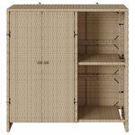 vidaXL Armoire de rangement avec étagère Beige 100 x 36 x 102 cm Rotin
