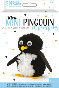 Kit pompon Activités manuelles Pingouin