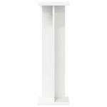 vidaXL Support de Plante Blanc 25 x 25 5 x 80 5 cm Bois d'ingénierie