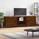 vidaXL Meuble TV chêne marron 150x30x50 cm bois d'ingénierie