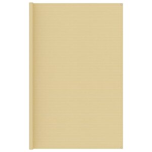 vidaXL Tapis de tente 300x400 cm Beige