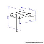 Plan à langer pour meuble à langer marcel