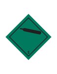 (rouleau de 1000 etiquettes) étiquette pour le transport de matières dangereuses - matières/objets dangereux