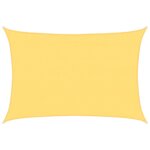 vidaXL Voile d'ombrage 160 g/m² Beige 4x5 m PEHD