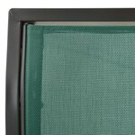 vidaXL Balancelle de jardin vert 170 cm textilène et acier