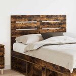 vidaXL Tête de lit Chêne fumé 120 cm Bois d'ingénierie