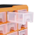 vidaXL Organisateur multi-tiroirs avec 64 tiroirs 52x16x37 5 cm
