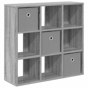 vidaXL Buffet avec tiroir Gris Sonoma 73 5 x 24 x 69 5 cm