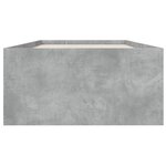 vidaXL Cadre de lit sans matelas gris béton 90x190 cm