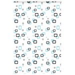 vidaXL Store enrouleur de douche avec cassette largeur du tissu 156 cm