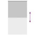 vidaXL Store enrouleur occultant largeur du tissu 126 6 cm polyester