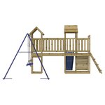 vidaXL Aire de jeux d'extérieur bois de pin imprégné