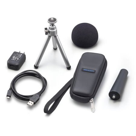 Zoom APH-1n Pack d'accessoires pour H1n comprenant : adaptateur secteur, support trépied de table, bonnette mousse, câ