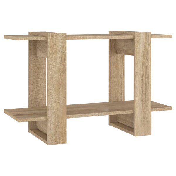vidaXL Bibliothèque/Séparateur de pièce Chêne sonoma 80x30x51 cm