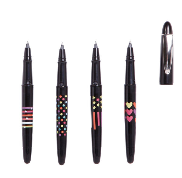 Stylo Roller Encre bleu 4 décors Aléatoire LITTLE MARCEL