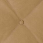vidaXL Coussin de Dos Marron 100 x 50 cm Tissu en velours côtelé