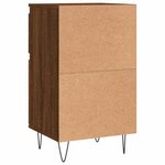 vidaXL Buffets 2 Pièces chêne marron 40x35x70 cm bois d'ingénierie