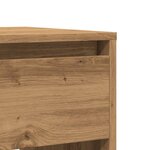 vidaXL Table console chêne artisanal 89x41x76 5 cm bois d'ingénierie