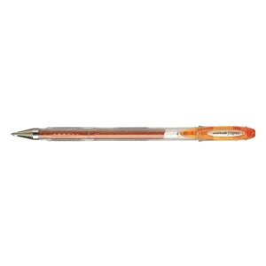 Roller encre gel Signo UM120SP pointe large 1mm Orange Pailleté x 12 UNI-BALL