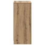 vidaXL Armoire de salle de bain Chêne artisanal 35 x 36 5 x 85 cm