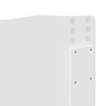 vidaXL Tête de lit Blanc Brillant 200 cm Bois d'ingénierie