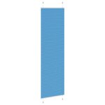 vidaXL Store plissé bleu 60x200 cm largeur du tissu 59 4 cm polyester