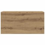 vidaXL Armoire murale de bain chêne artisanal bois d'ingénierie