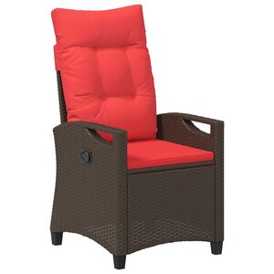 vidaXL Chaise de jardin inclinable 56 x 60 x 112 cm acier