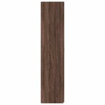 vidaXL Buffet haut chêne marron 70x42 5x185 cm bois d'ingénierie