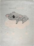 Tapis enfant Dreams 80 x 150 cm - Bleu