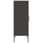 vidaXL Armoire de rangement Anthracite 42 5x35x101 5 cm Acier