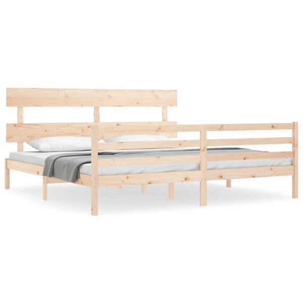 vidaXL Cadre de lit sans matelas bois massif