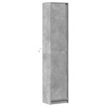 vidaXL Buffet haut LED gris béton 41 5x32 5x200 cm bois d’ingénierie