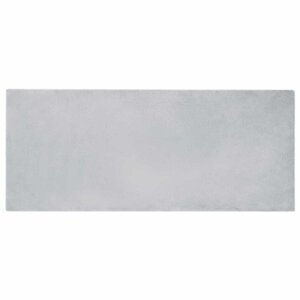 vidaXL Tapis en Fourrure Synthétique de Lapin Gris 80 x 200 cm