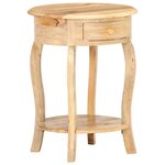 vidaXL Table d'appoint 37x37x61 cm Bois de manguier massif