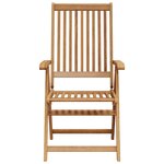 vidaXL Chaises pliables de jardin lot de 3 Bois d'acacia solide