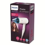 Philips bhd006/10 seche cheveux pliable essentialcare - blanc